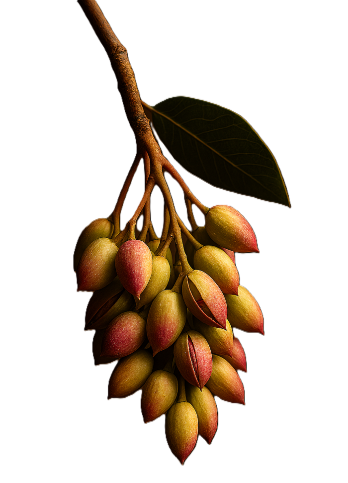 Pistachio cluster made with AI