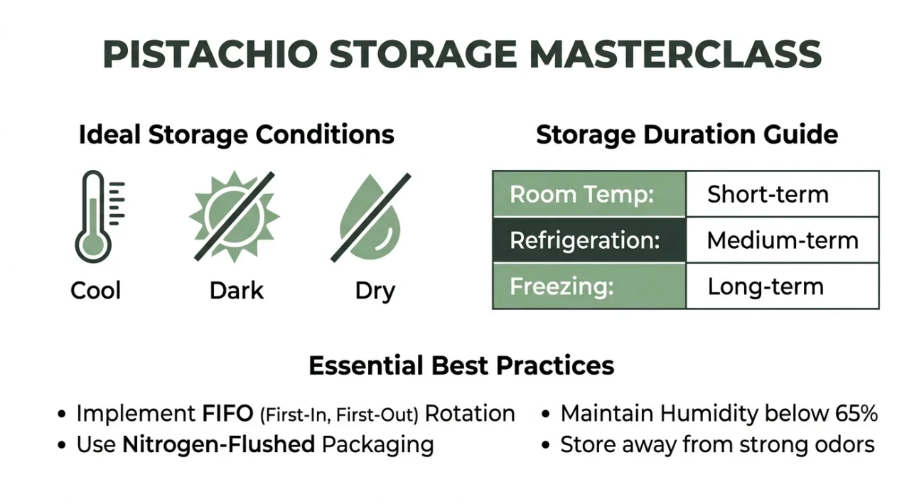 pistachio storage methods