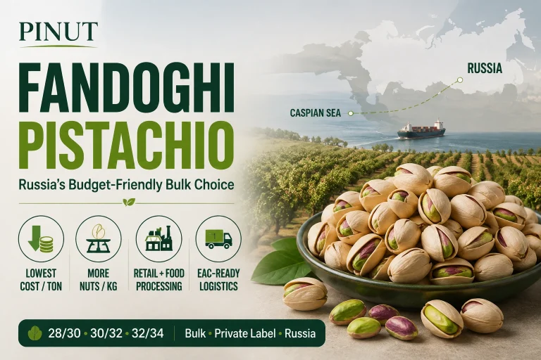 Fandoghi Pistachio The Budget-Friendly Choice for Bulk Trade in Russia-infographic