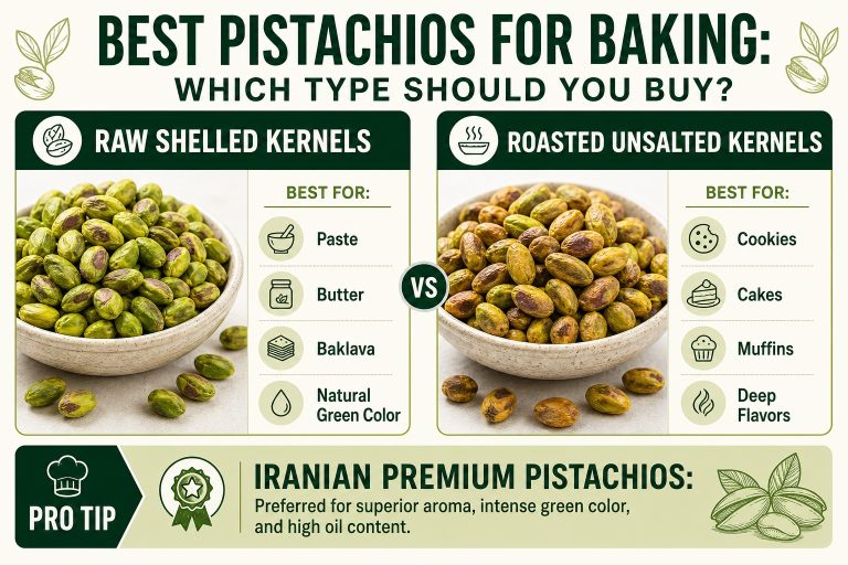Best Pistachios for Baking: Which Type Should You Buy? infrographic